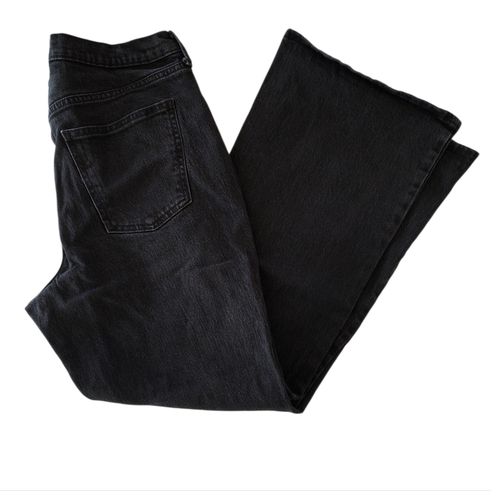 Universal Thread Black High Rise Flare Jeans Size 12 Short